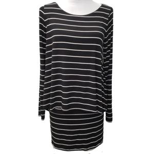 White House Black Market Striped Mini Dress Size Small